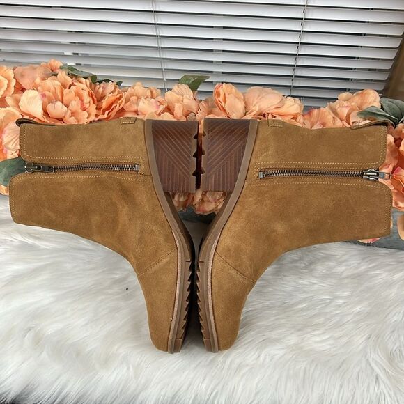 Sorel Cate Suede Ankle Boots Women’s 10 Camel Brown NL3380-224 Waterproof - Picture 7 of 11